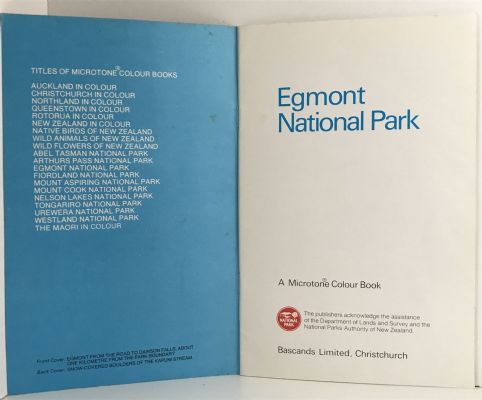 EGMONT NATIONAL PARK 1976