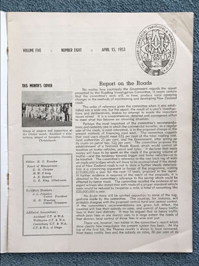 THE NEW ZEALAND TRAVELLER - Vol. 5, No. 7 - 15th April 1953