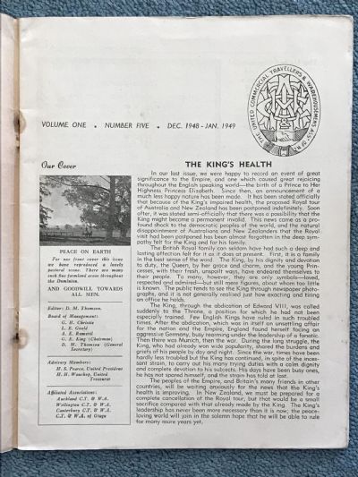 THE NEW ZEALAND TRAVELLER - Vol. 1, No. 5 - 15th December 1948