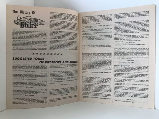 VINTAGE GUIDE: Buller Visitors Guide 1950s