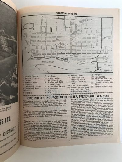 VINTAGE GUIDE: Buller Visitors Guide 1950s