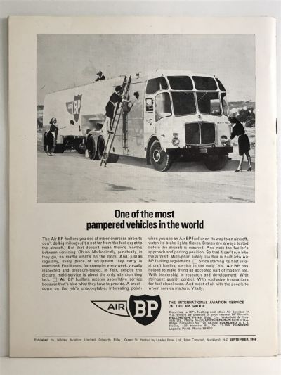 VINTAGE MAGAZINE: Whites Aviation Monthly Vol. XXIV, No. 302 - 1 September 1968
