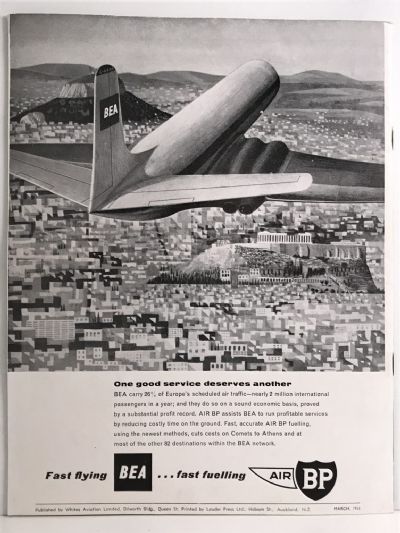 VINTAGE MAGAZINE: Whites Aviation Monthly - Vol. XVI, No. 191 - 1st March 1961