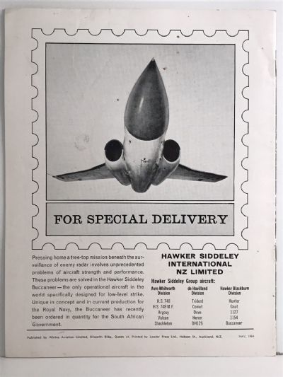 VINTAGE MAGAZINE: Whites Aviation Monthly - Vol. XVIII, No. 222 - 1st May 1964