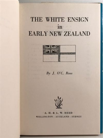 THE WHITE ENSIGN IN NEW ZEALAND