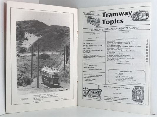 TRAMWAY TOPICS: Tramway Journal of New Zealand - Volume XXVII, No. 2 - 1989