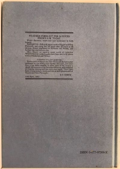 SAILS TO SATELLITES: A History of Meteorology in New Zealand