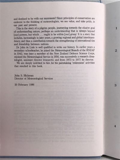 SAILS TO SATELLITES: A History of Meteorology in New Zealand