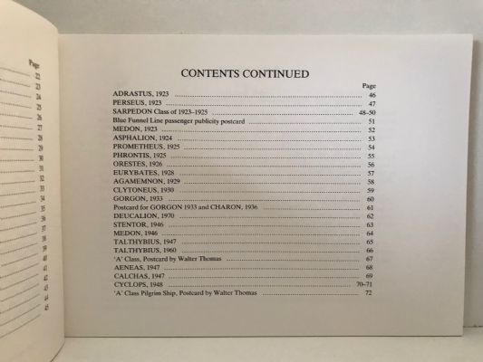 THE BLUE FUNNEL LINE: A Portrait In Photographs & Old Picture Postcards