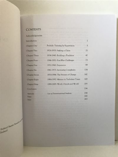 AN UNFOLDING STORY: A History of Carey Baptist College