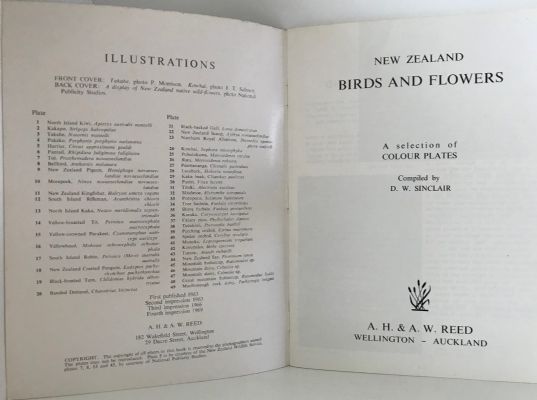 NEW ZEALAND BIRDS AND FLOWERS