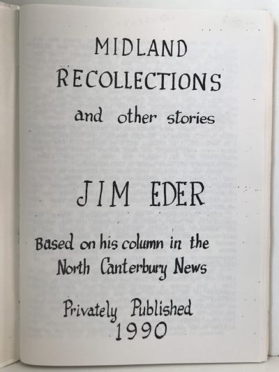 MIDLAND RECOLLECTIONS and other stories