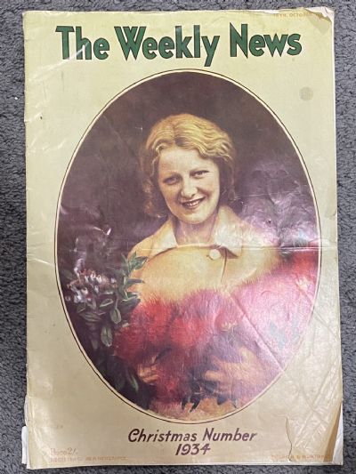 OLD NEWSPAPER: The Weekly News, Christmas 1934