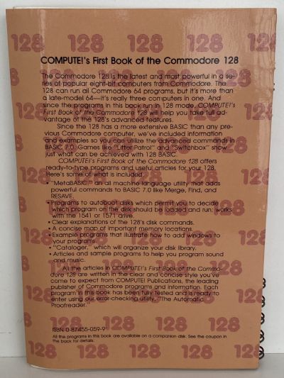 FIRST BOOK OF COMMODORE 128