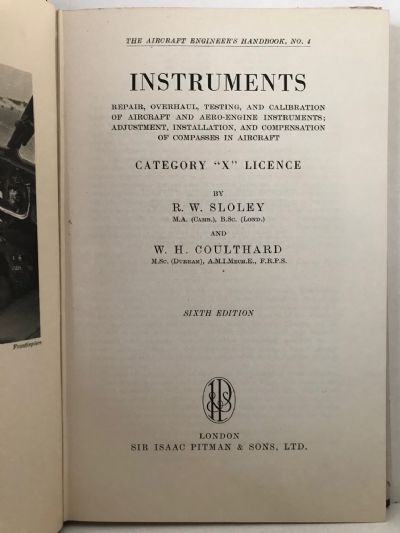 THE AIRCRAFT ENGINEER'S HANDBOOK: No. 4 Instruments