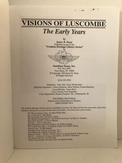 VISIONS OF LUSCOMBE: The Early Years