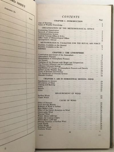 ELEMENTARY METEOROLOGY FOR AIRCREW