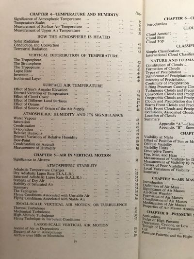 ELEMENTARY METEOROLOGY FOR AIRCREW