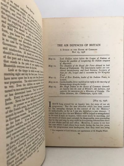 INTO BATTLE: War Speeches by The Right Hon. Winston S. Churchill