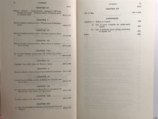 WEST COAST OF ENGLAND PILOT: Ninth edition 1948