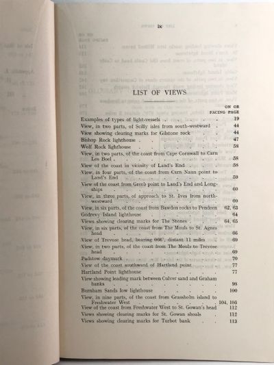 WEST COAST OF ENGLAND PILOT: Ninth edition 1948