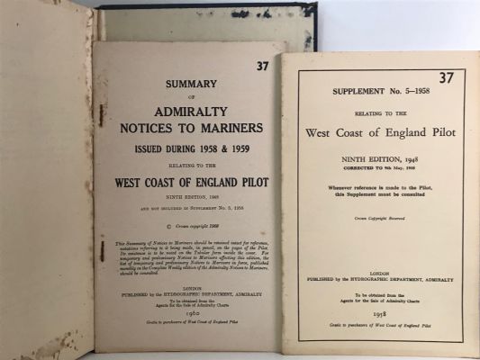 WEST COAST OF ENGLAND PILOT: Ninth edition 1948