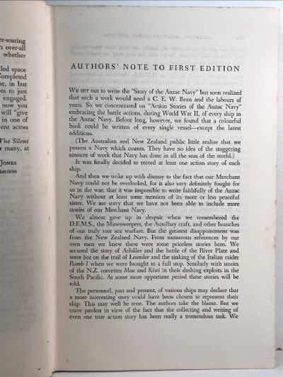 THE SILENT SERVICE: Action Stories of the ANZAC Navy