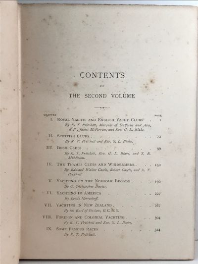 THE BADMINTON LIBRARY: Of Sports and Pastimes Yachting II