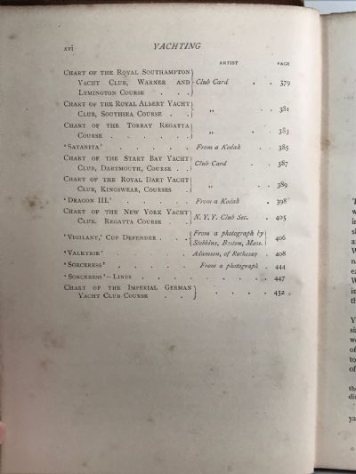 THE BADMINTON LIBRARY: Of Sports and Pastimes Yachting II