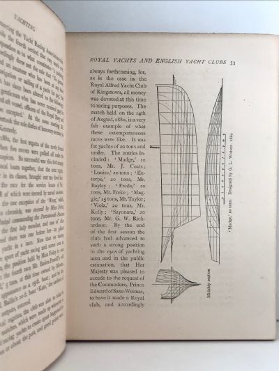 THE BADMINTON LIBRARY: Of Sports and Pastimes Yachting II