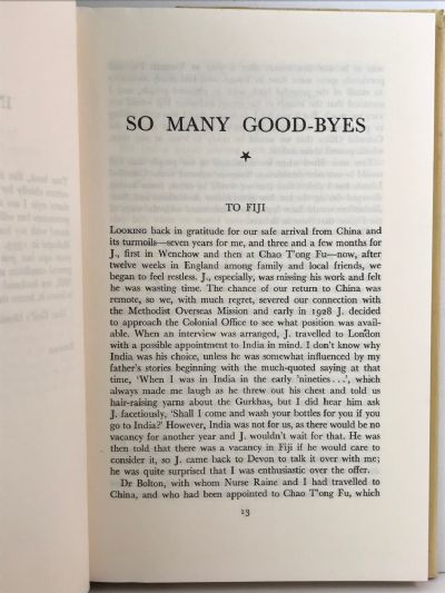 SO MANY GOOD-BYES: The Memoirs of A. L. Austin 1928-53