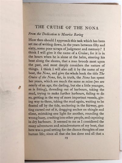 ON SAILING THE SEA