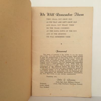 We Will Remember Them: Tales of the Kiwis Old and New