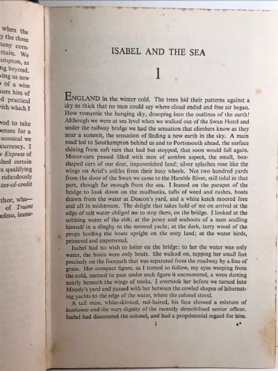 ISABEL AND THE SEA