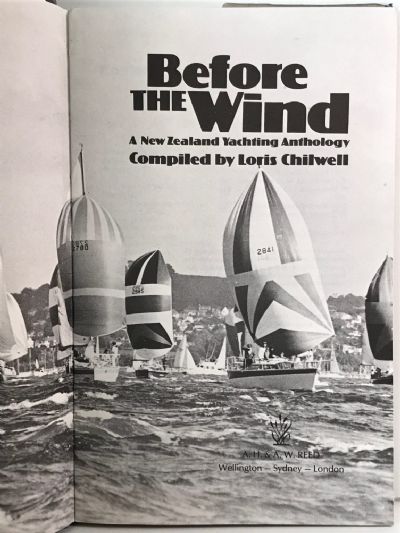BEFORE THE WIND: A New Zealand Yachting Anthology