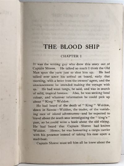 THE BLOOD SHIP