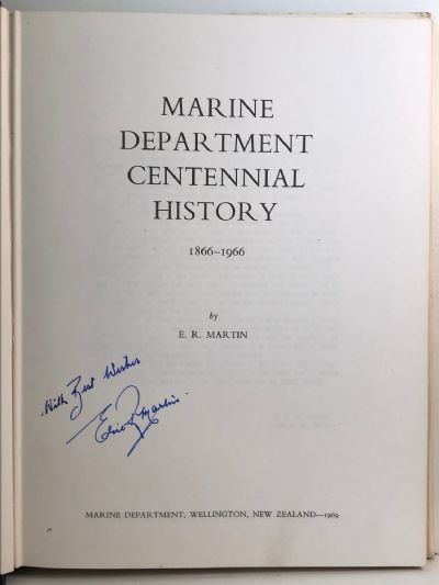 MARINE DEPARTMENT CENTENNIAL HISTORY 1866-1966