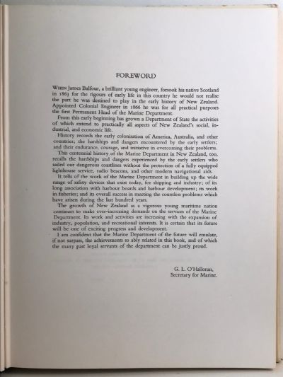 MARINE DEPARTMENT CENTENNIAL HISTORY 1866-1966