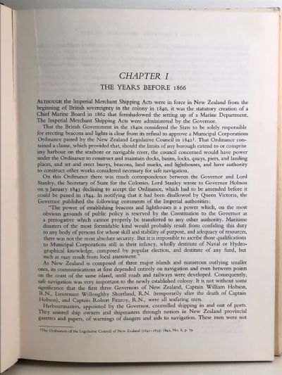 MARINE DEPARTMENT CENTENNIAL HISTORY 1866-1966