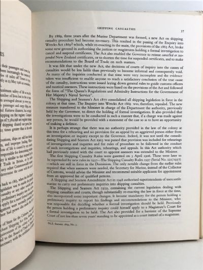 MARINE DEPARTMENT CENTENNIAL HISTORY 1866-1966