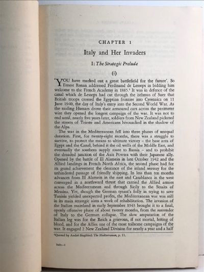 ITALY: Official History of New Zealand in the Second World War