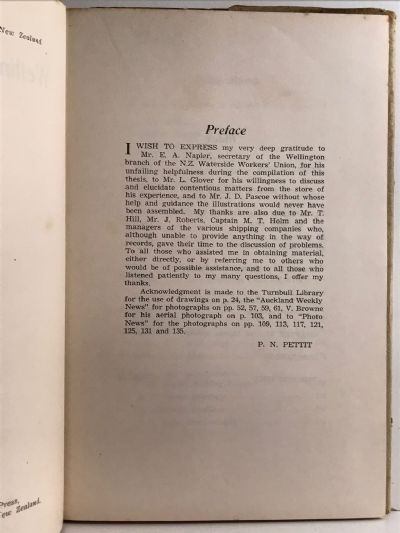 WELLINGTON WATERSIDERS: The Story of Their Industrial Organisation