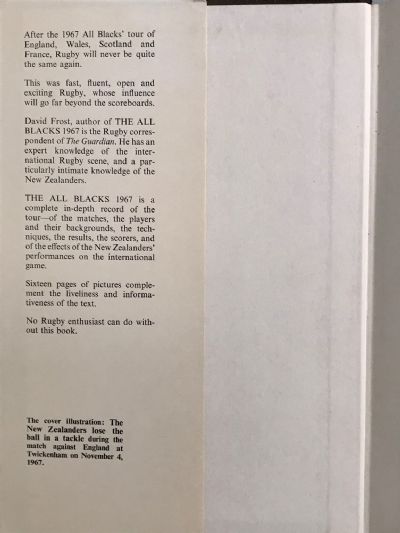 THE ALL BLACKS 1967: Tour of the British Isles and France