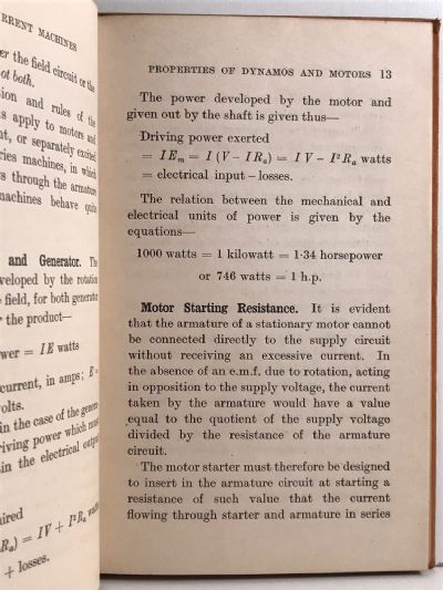TESTING OF CONTINUOUS CURRENT MACHINES