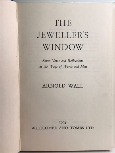THE JEWELLER'S WINDOW