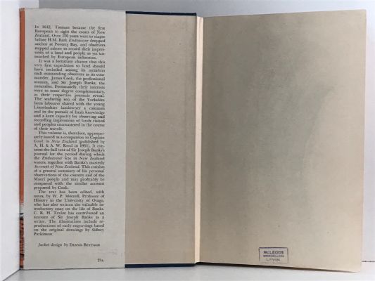 SIR JOSEPH BANKS IN NEW ZEALAND from his Journal