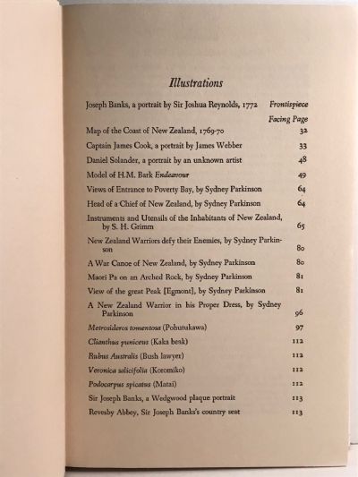 SIR JOSEPH BANKS IN NEW ZEALAND from his Journal