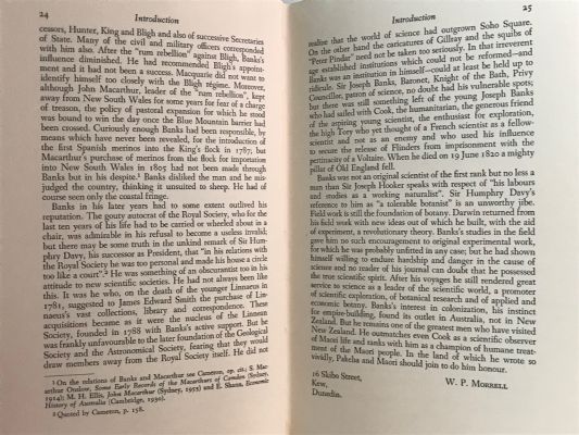 SIR JOSEPH BANKS IN NEW ZEALAND from his Journal