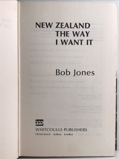 NEW ZEALAND THE WAY I WANT IT