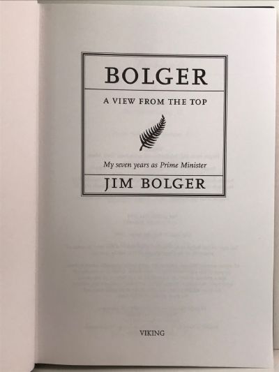 BOLGER: A View From the Top